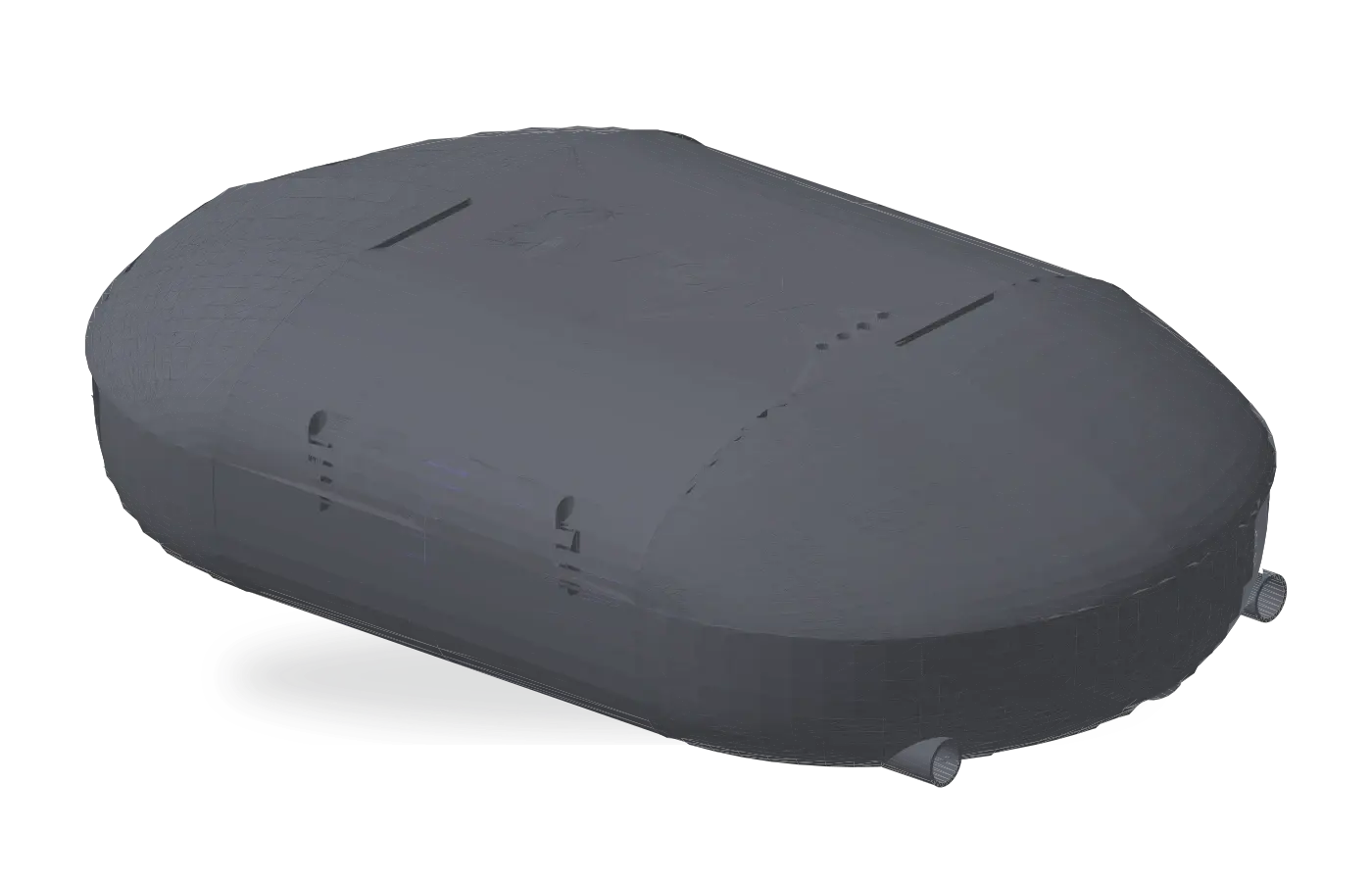 Three-quarter exterior view of Agami with its lid closed.